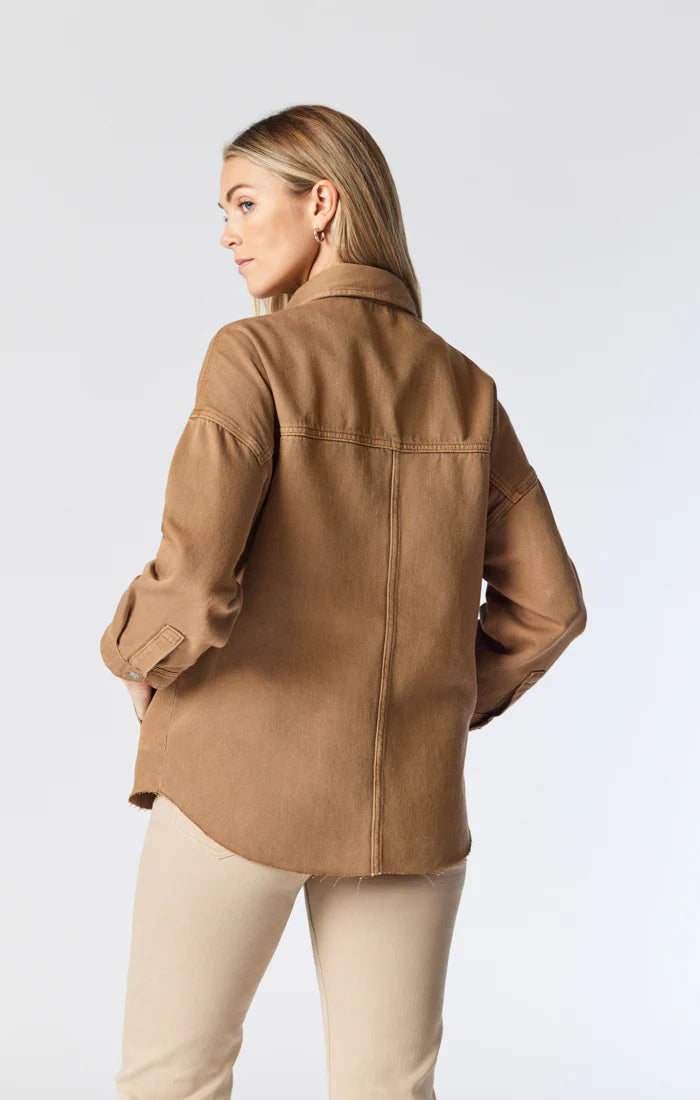 NWT Mavi Light Brown Shacket, Size XL