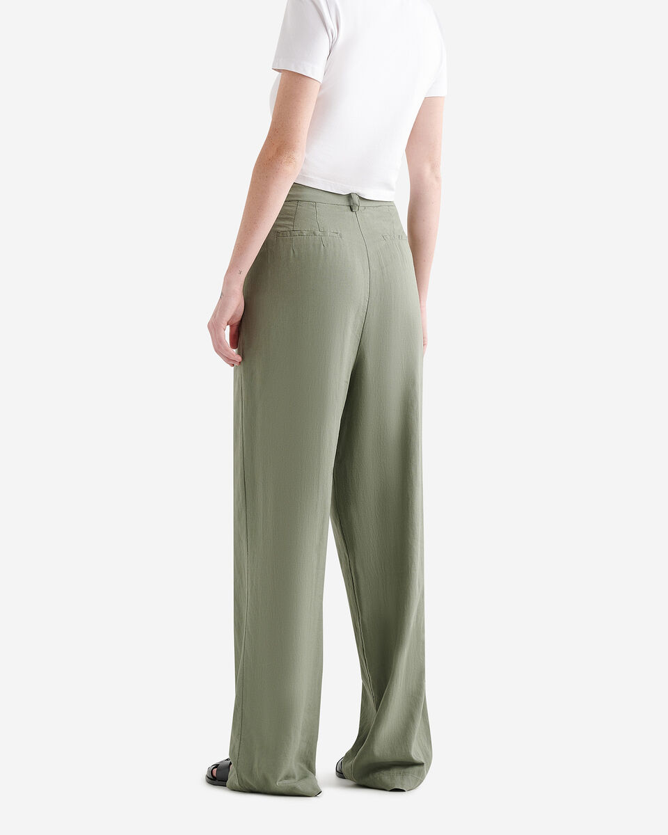 Roots Sage Green Linen Trousers, Size 10