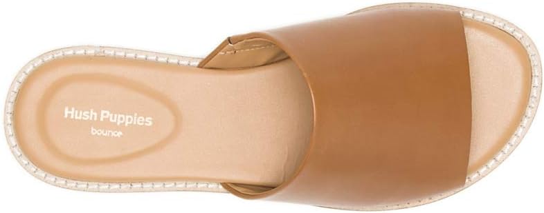 Hush Puppies Mustard Brown Lexi Slides, Size 9
