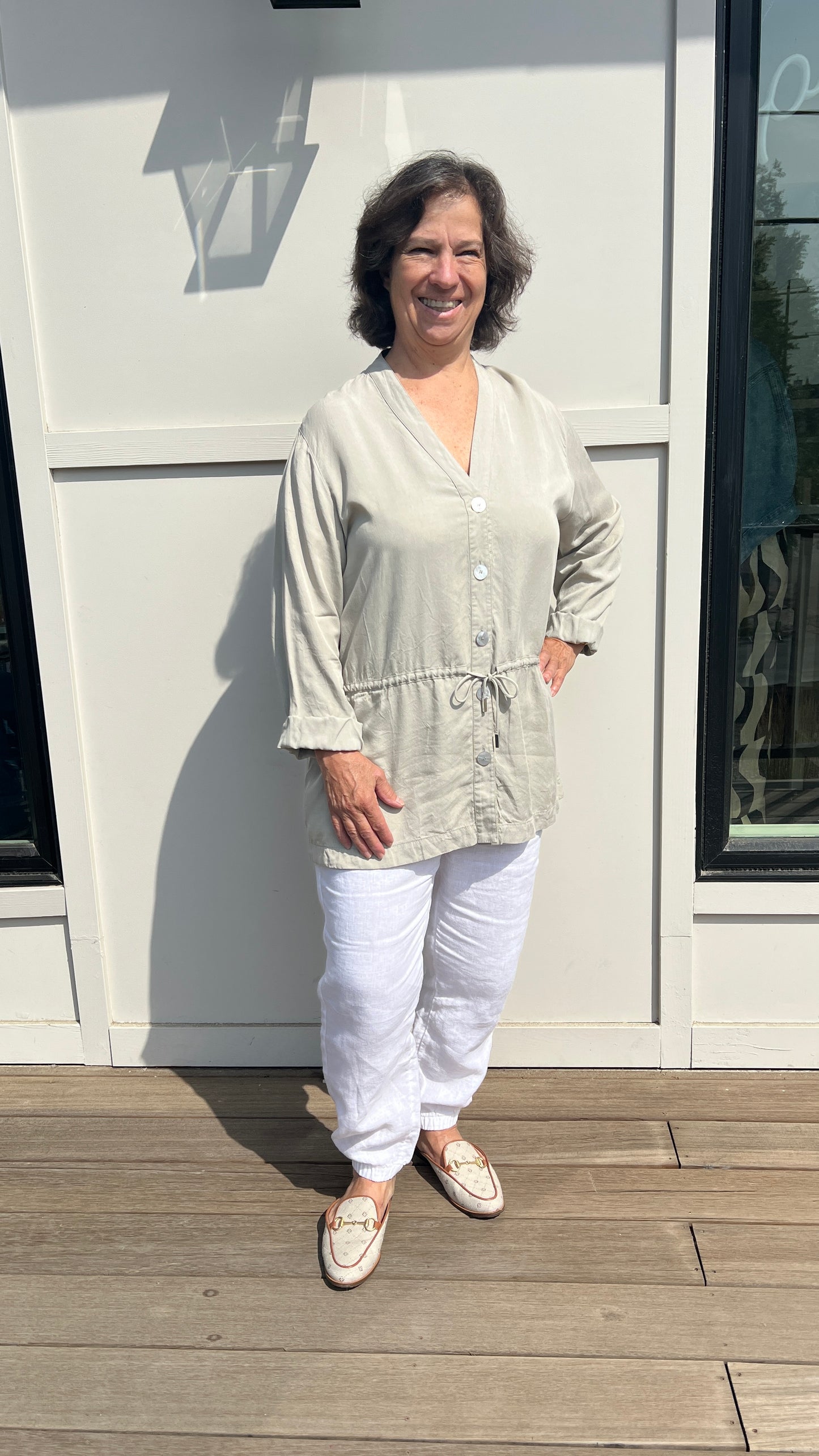 Jaegar Taupe Jacket, Size XL