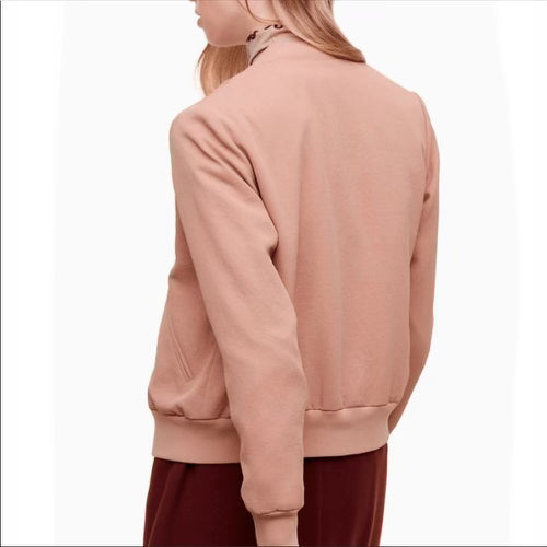 Wilfred Pink Poussin Bomber Jacket, Size M