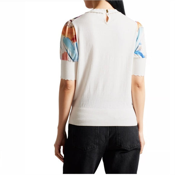 Ted Baker Abstract Marker Print Top, Size 2