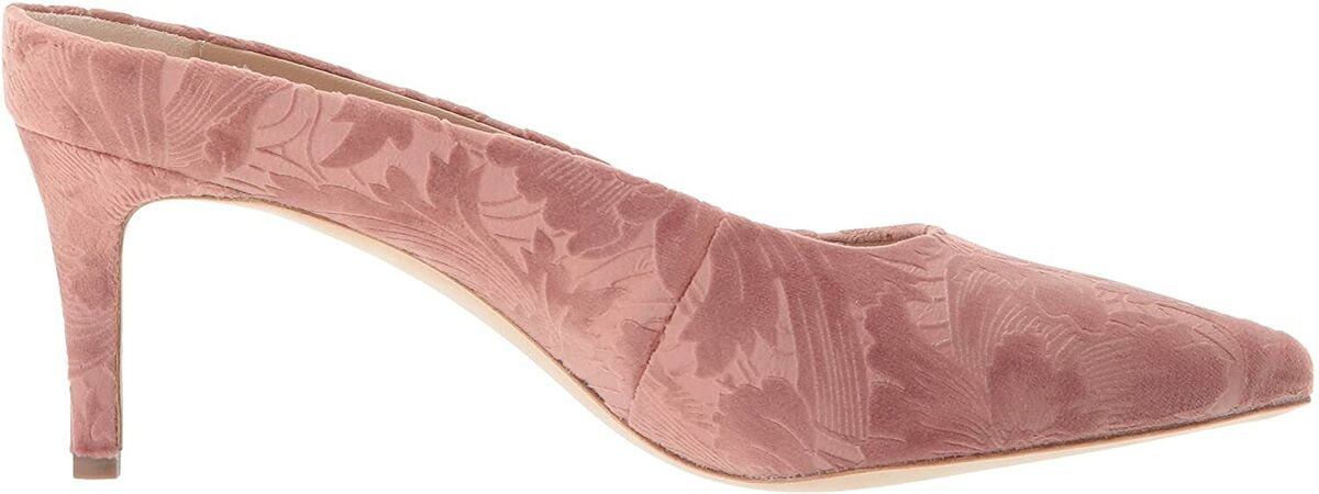 Pour La Victoire Pink Velvet Heels, Size 7
