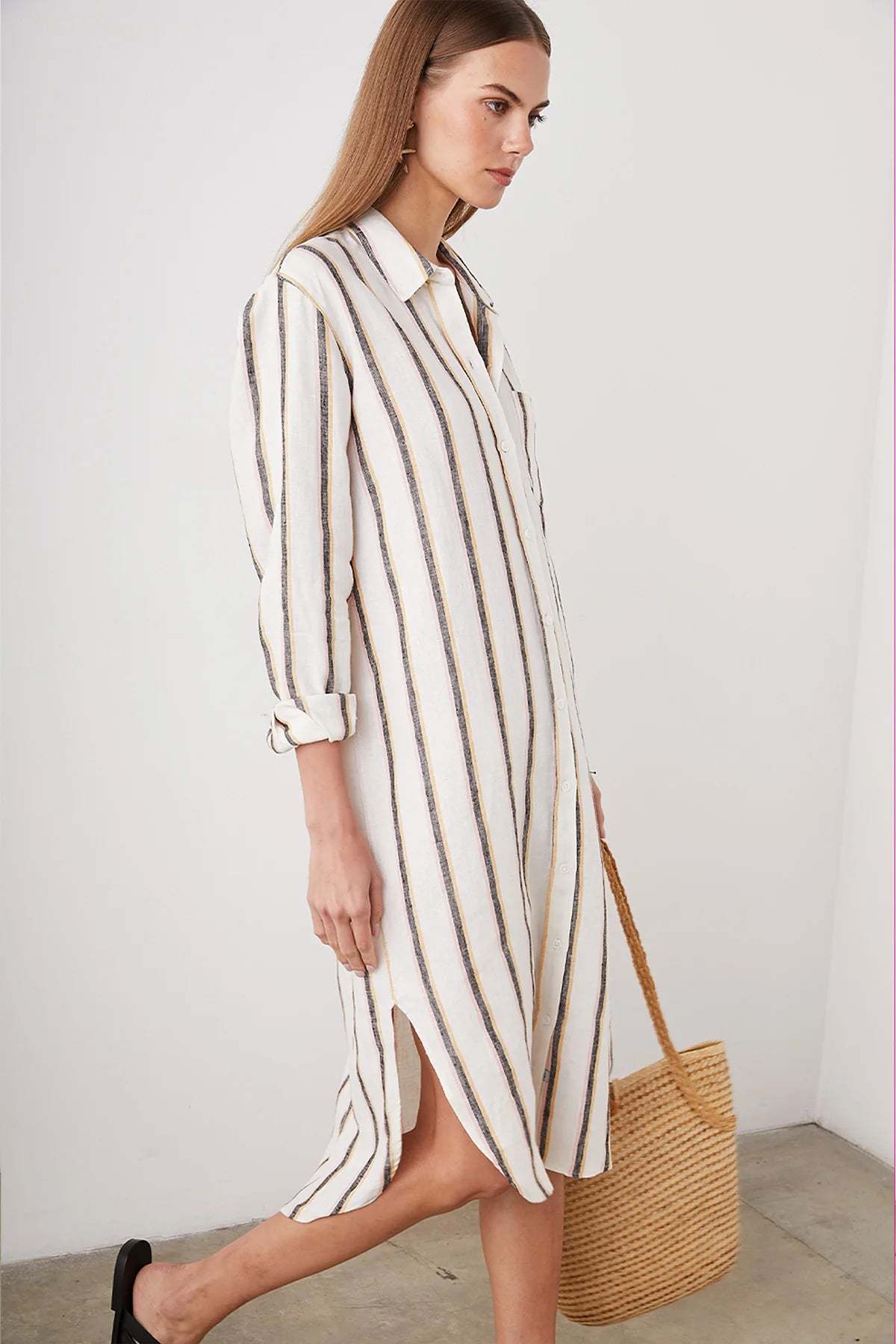 Rails Striped Val Dress, Size L
