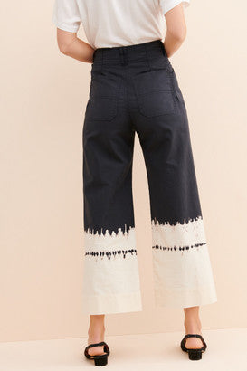 Anthropologie Black Dip Dyed Pants, Size 25