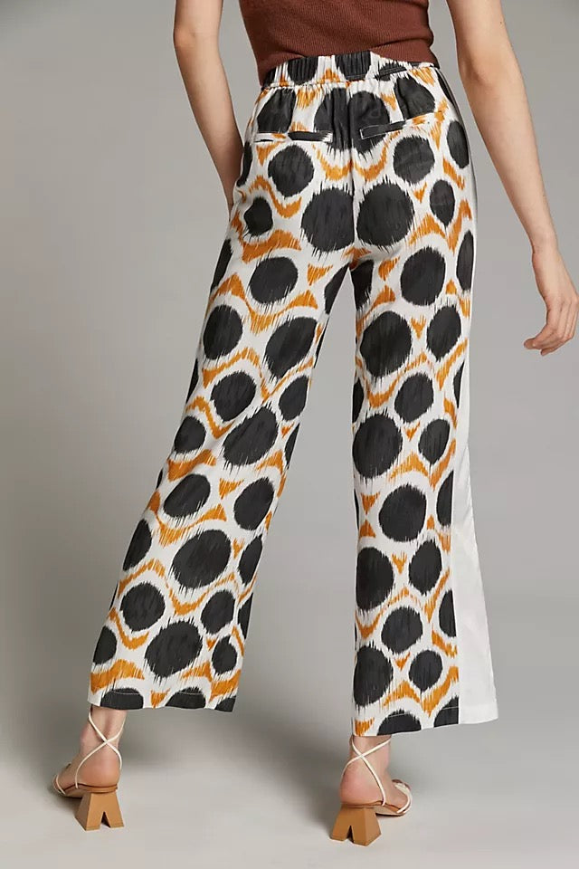 Maeve Abstract Circle Print Pants, Size 6