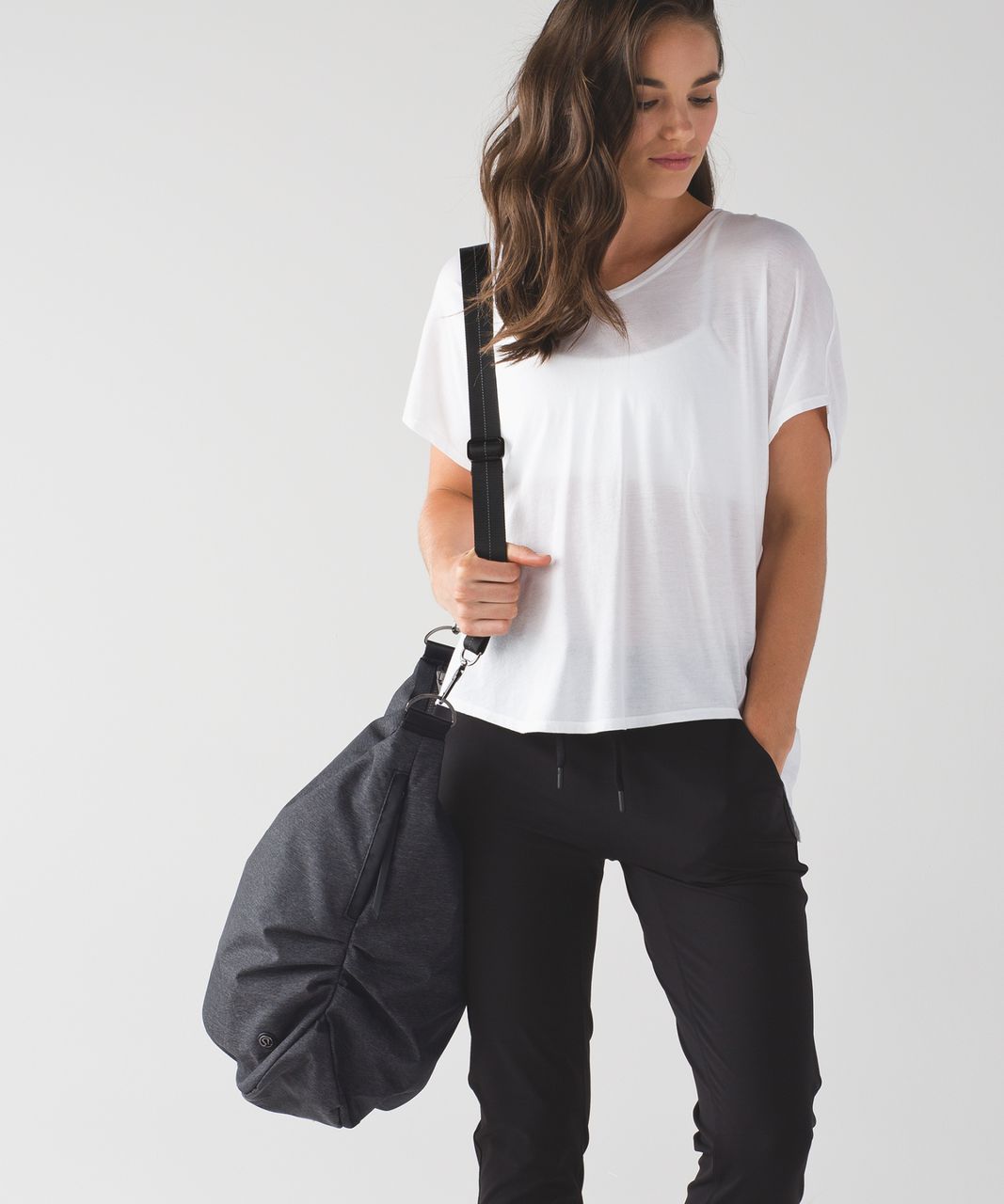 Lululemon Grey Go-Go-Go Crossbody Tote