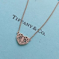 Tiffany & Co Silver Heart Necklace + Box