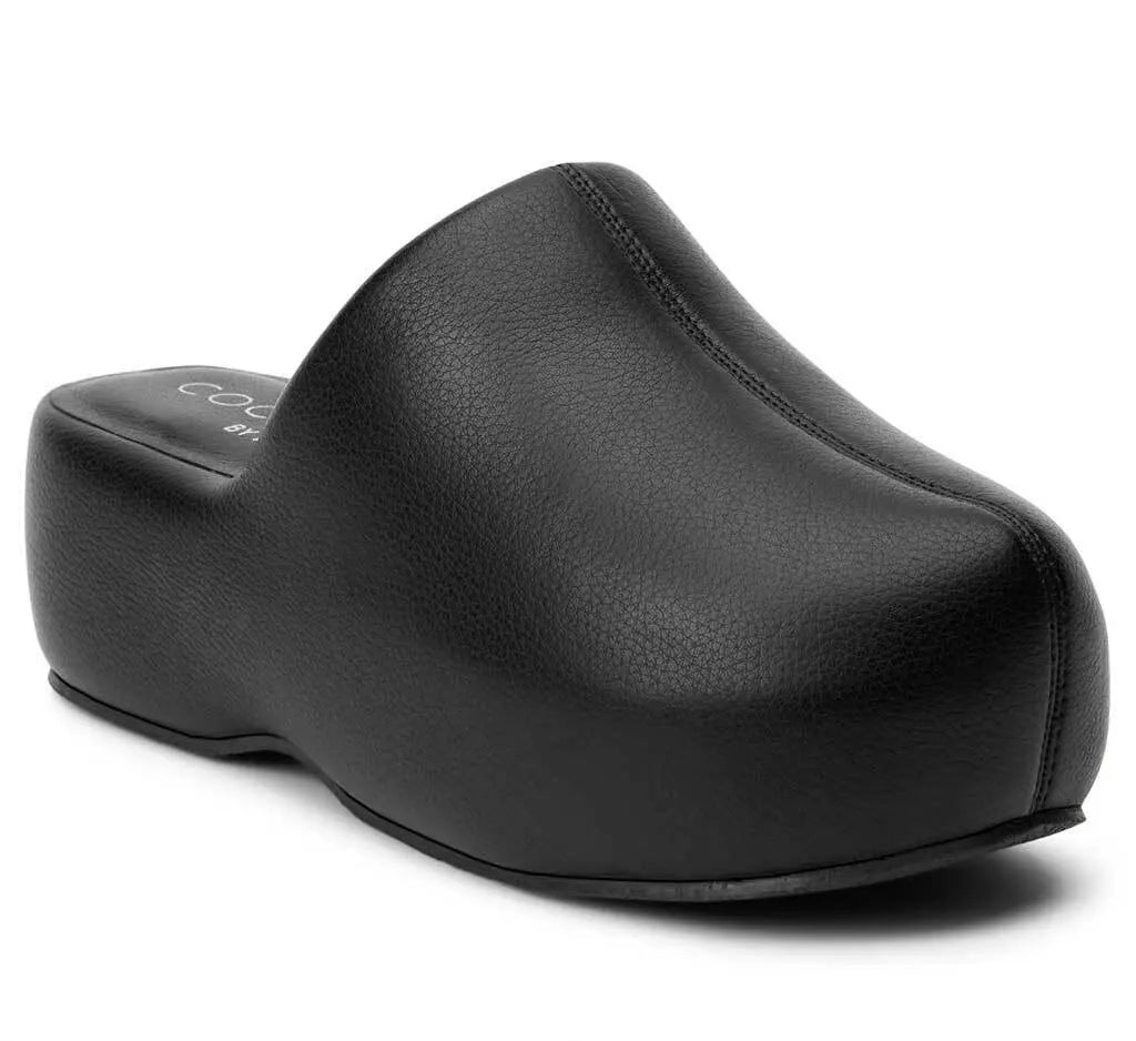 Coconuts By Matisse Black Platform Clogs, Size 8