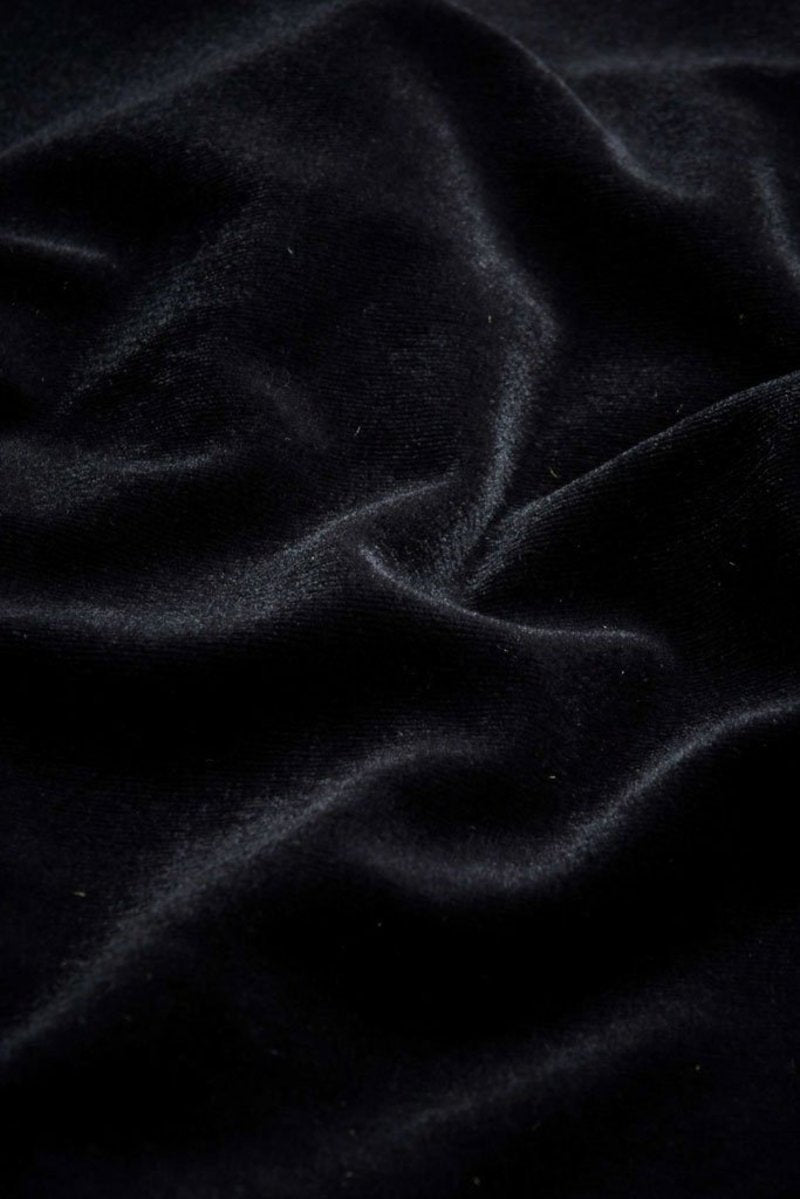 Tiger Of Sweden Black Velvet Crewneck Sweater, Size XS