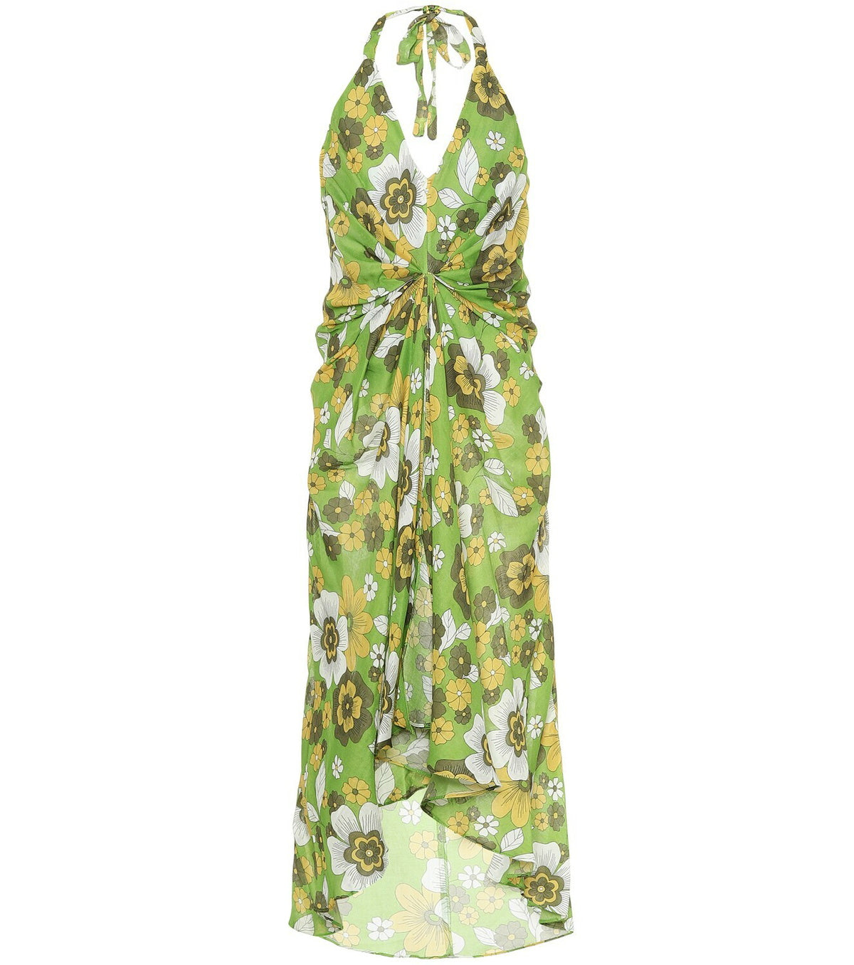 NWT Dodo Bar Or Cotton Green Floral Dress, Size S