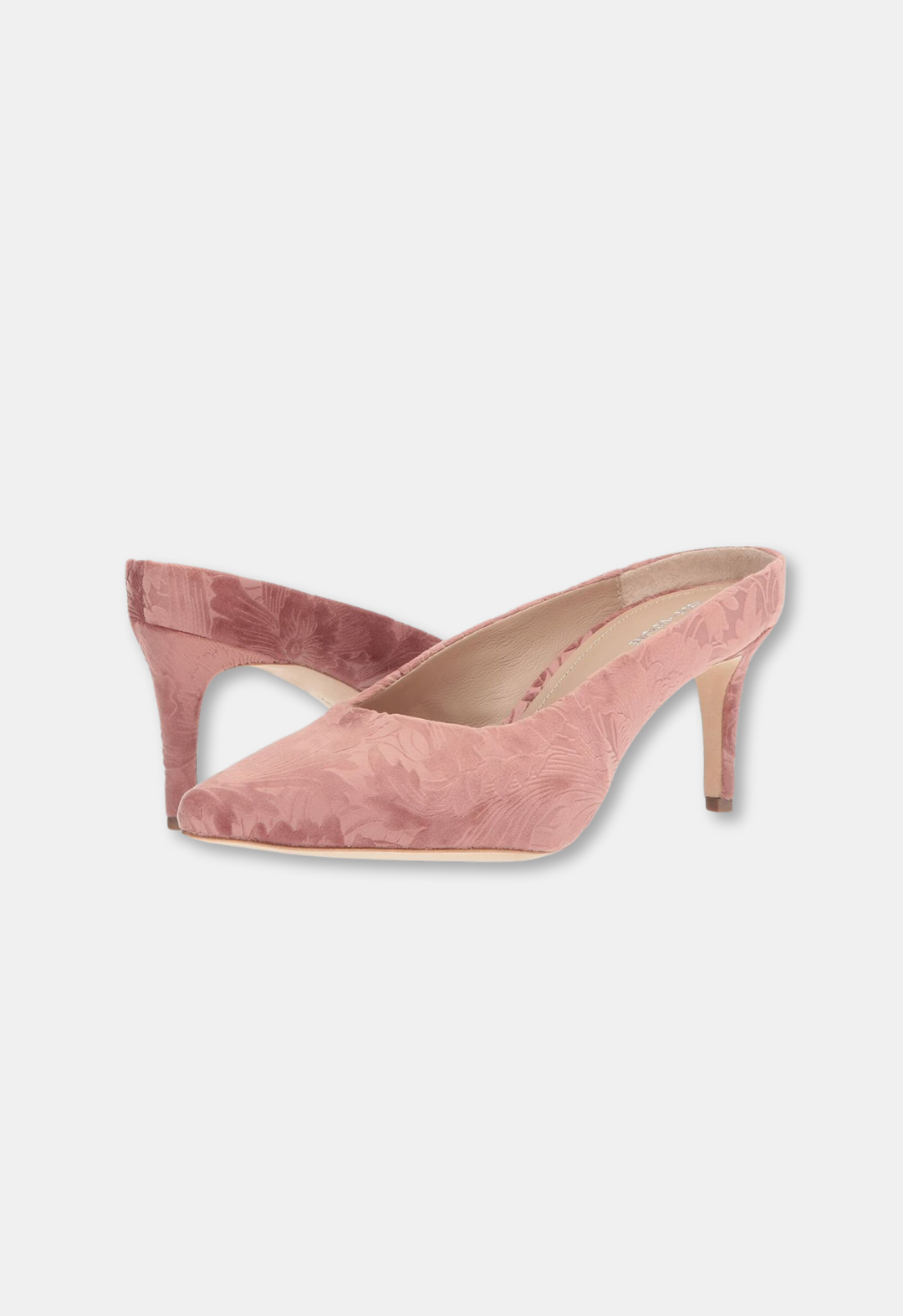 Pour La Victoire Pink Velvet Heels, Size 7