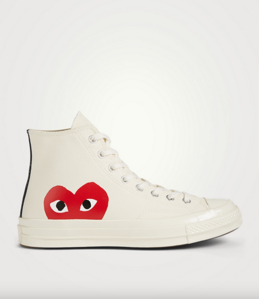 Comme Des Garcons Heart Converse, Size 6