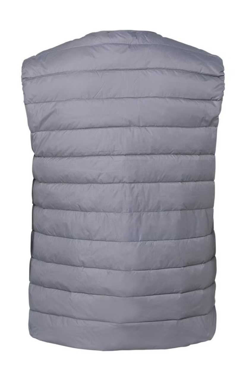 Yaya Grey Down Puffer Vest, Size L
