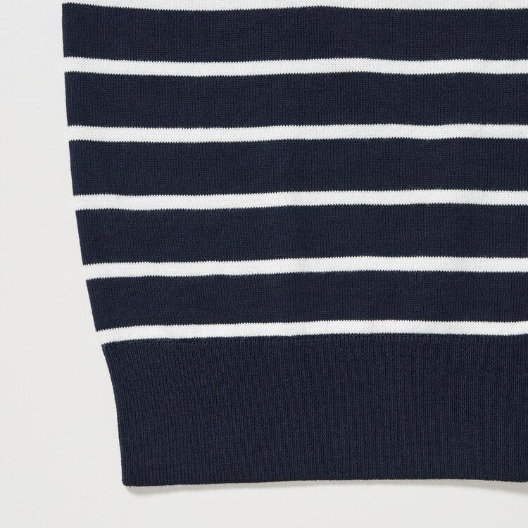 Uniqlo Navy Striped Cardigan, Size M