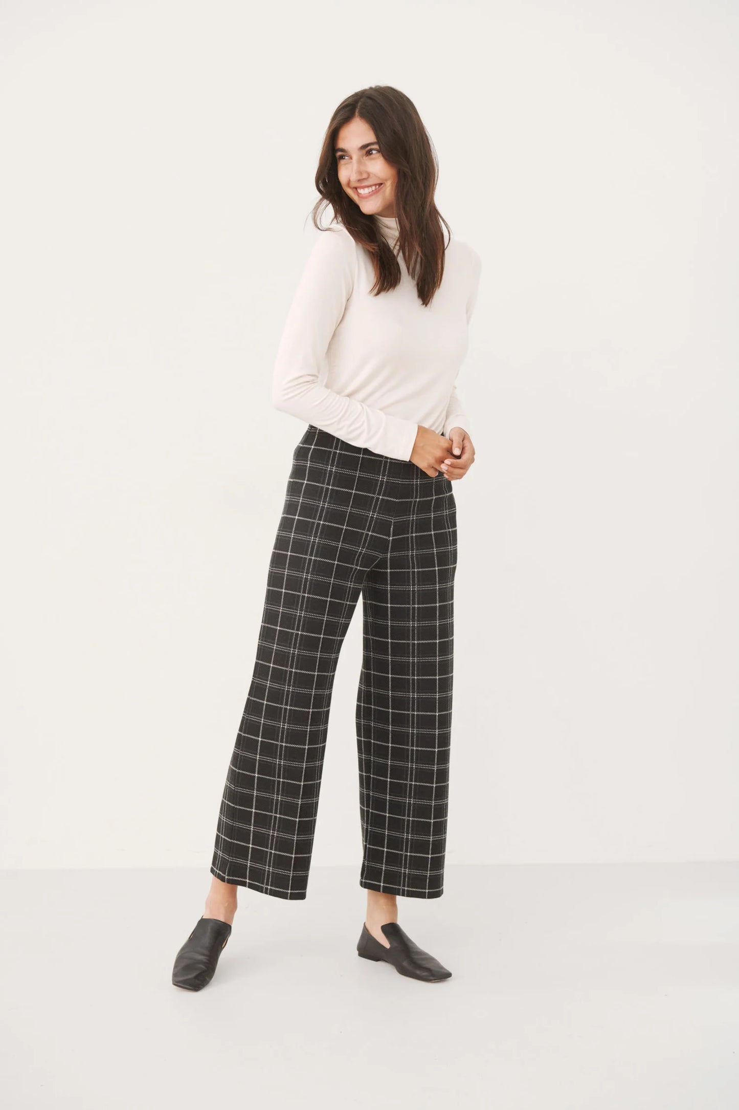 Part Two Ilisan Pant Grey Check, Size S