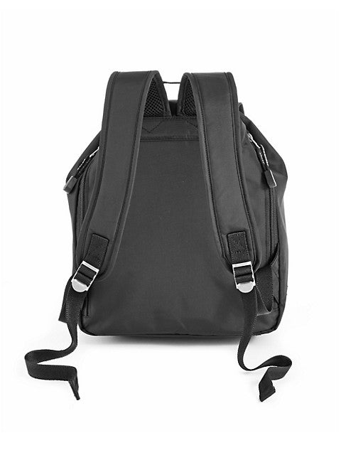 Derek Alexander Black Nylon Backpack