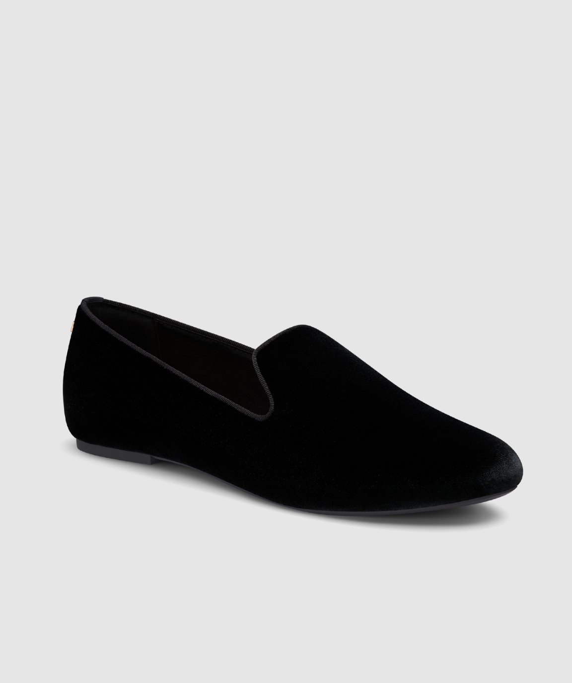 Birdies The Starling Black Velvet Loafers, Size 7