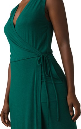 Prana Emerald Wrap Dress, Size M